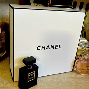 Empty Authentic Chanel Box with Chanel Ribbon